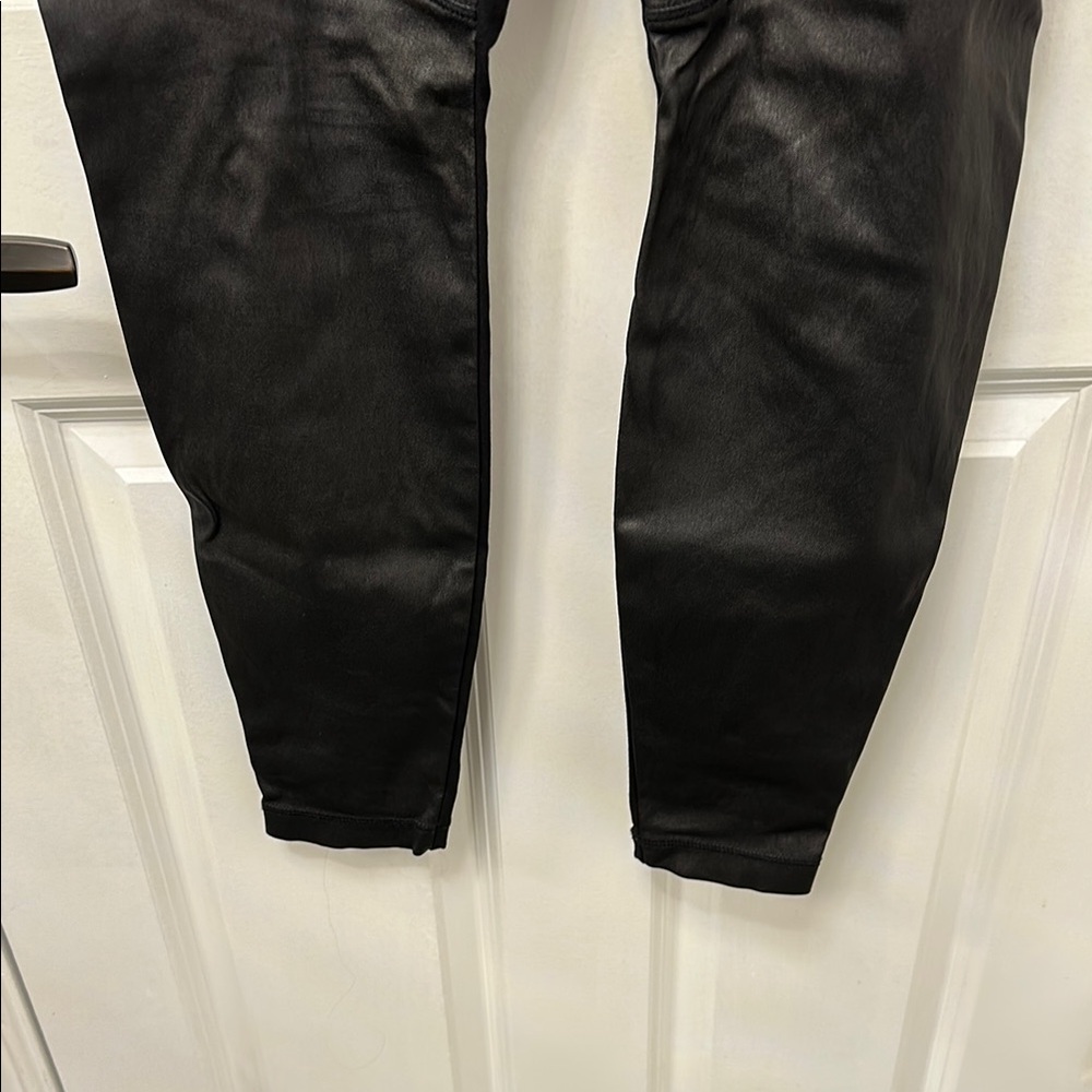 Athleta Black Leather Leggings - Picture 4 of 8